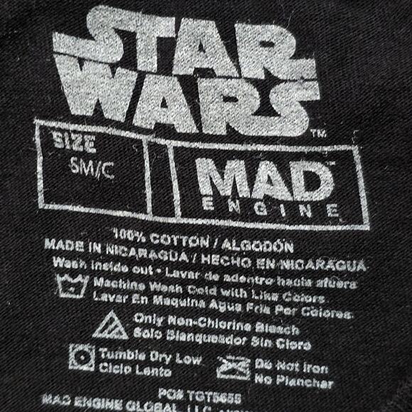 Star Wars Darth Maul Dark Side T-Shirt Mad Engine Men’s S Black Graphic NWT - Picture 6 of 6